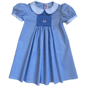 Smocked Striped Basket  Dress