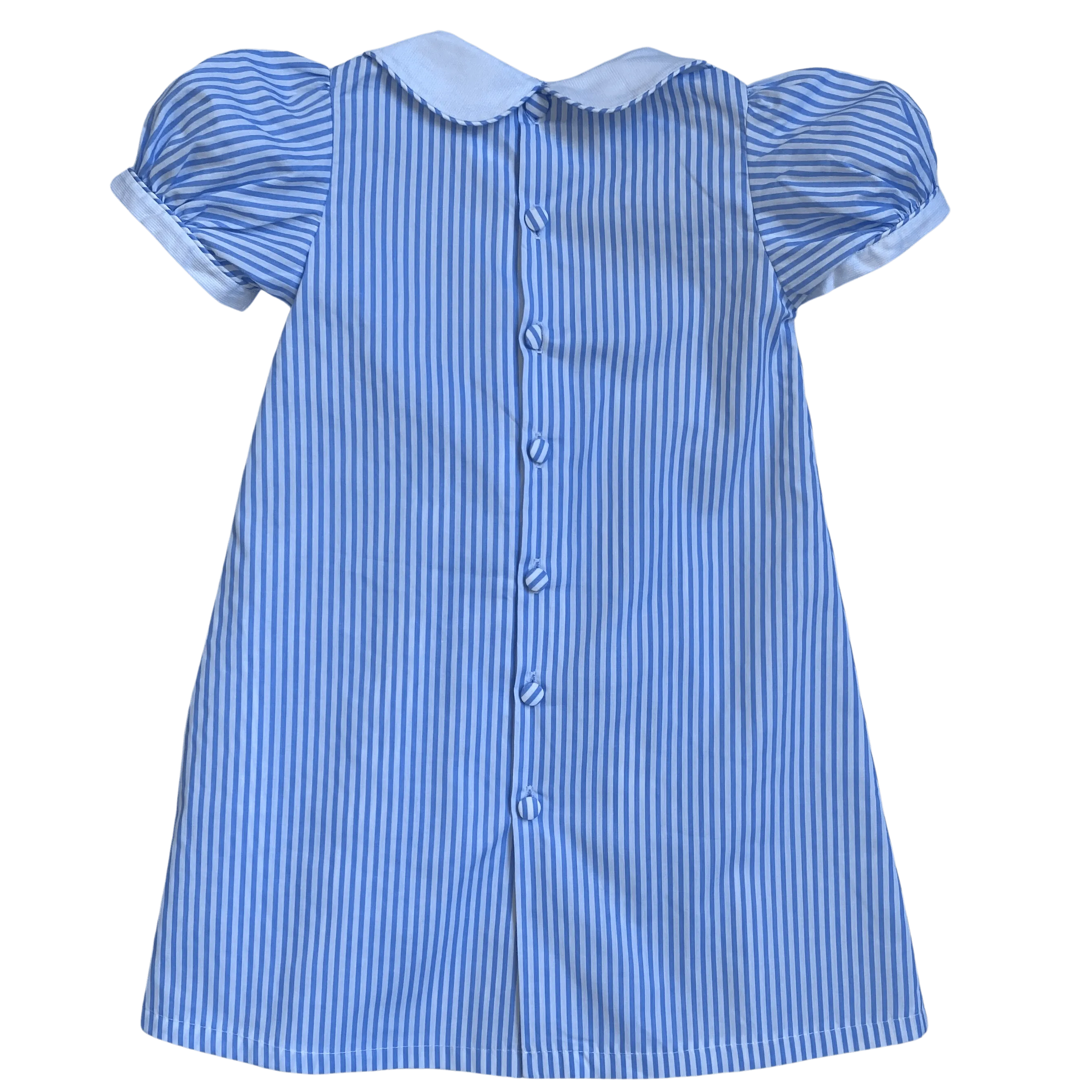 Smocked Striped Basket  Dress