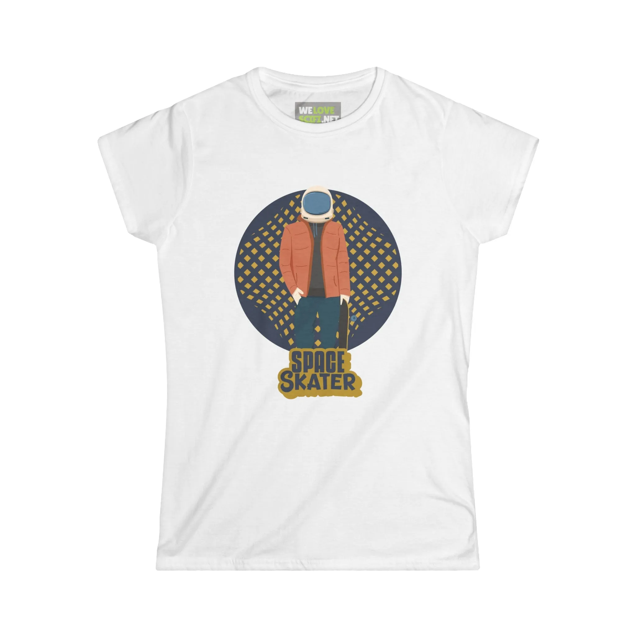 Space Skater Astronaut Woman's Tee