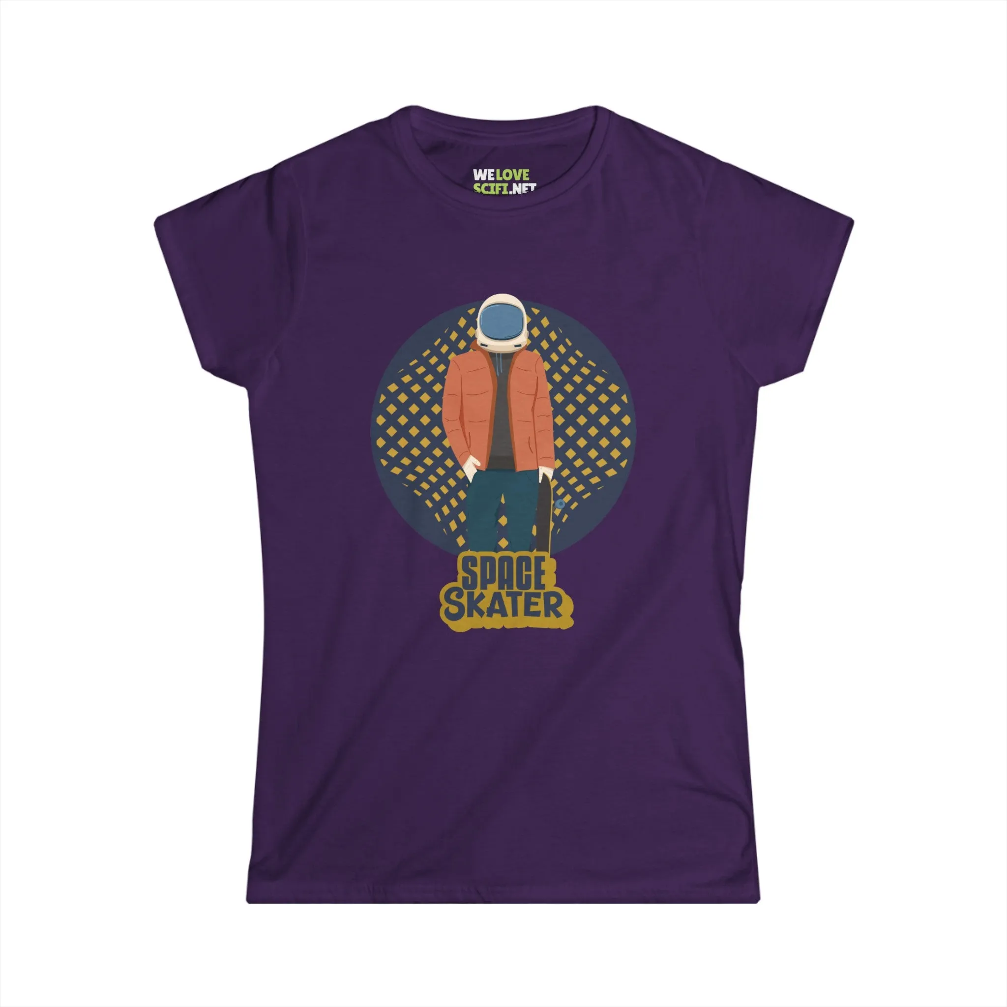 Space Skater Astronaut Woman's Tee