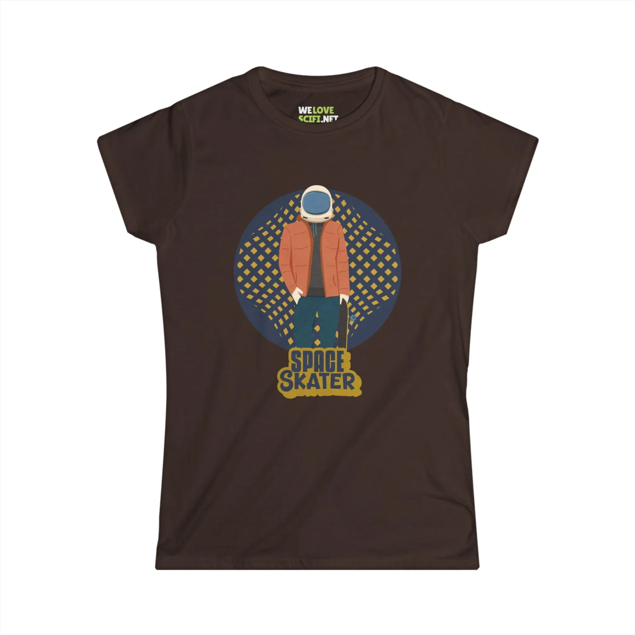 Space Skater Astronaut Woman's Tee