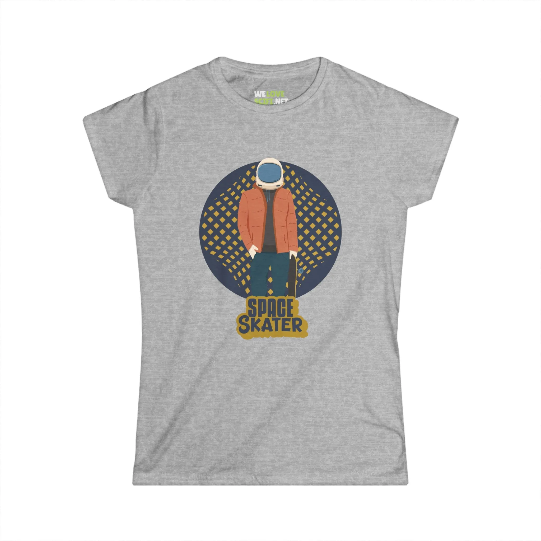 Space Skater Astronaut Woman's Tee