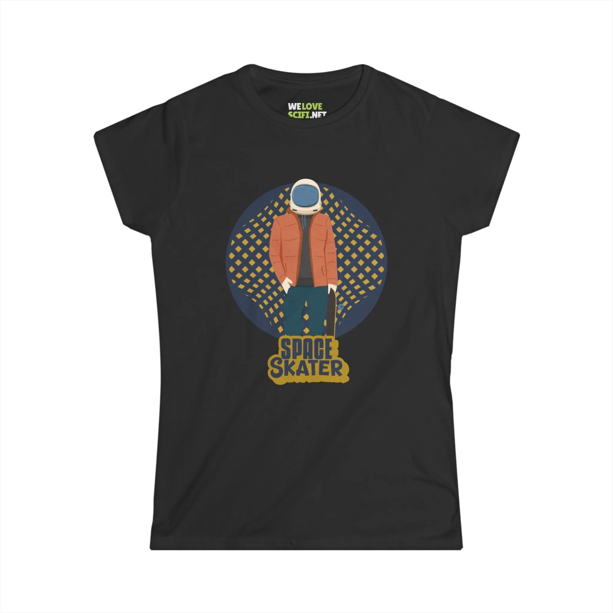 Space Skater Astronaut Woman's Tee