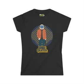 Space Skater Astronaut Woman's Tee