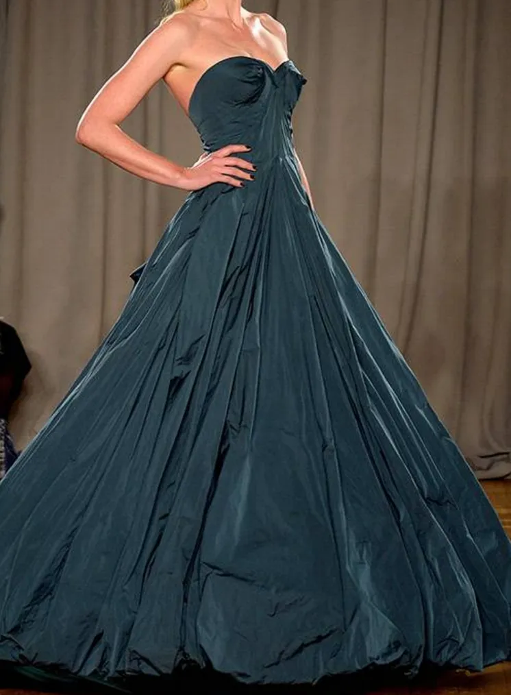 Teal Silk Duchess Satin