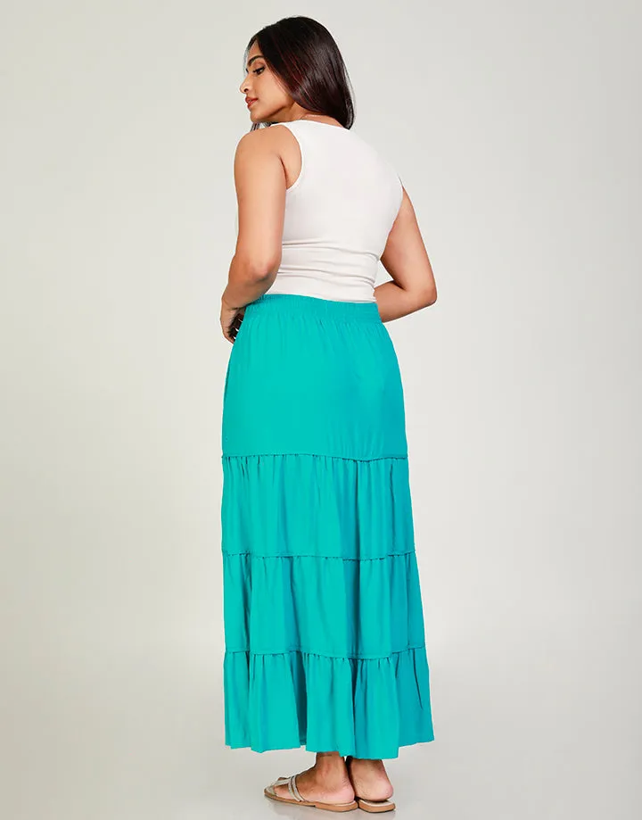 Tiered Maxi Skirt