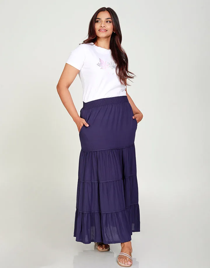 Tiered Maxi Skirt