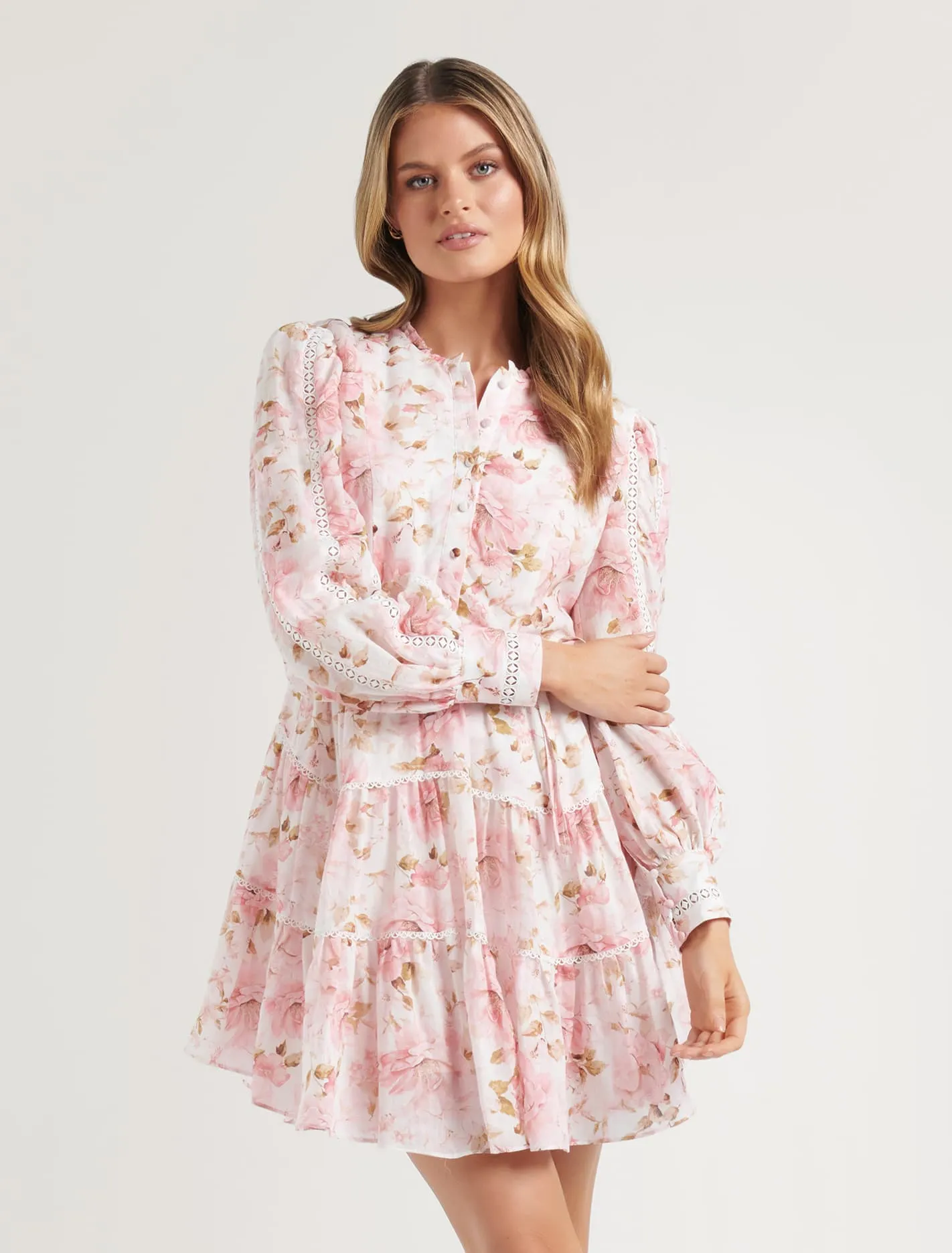 Valencia Trim Detail Skater Dress