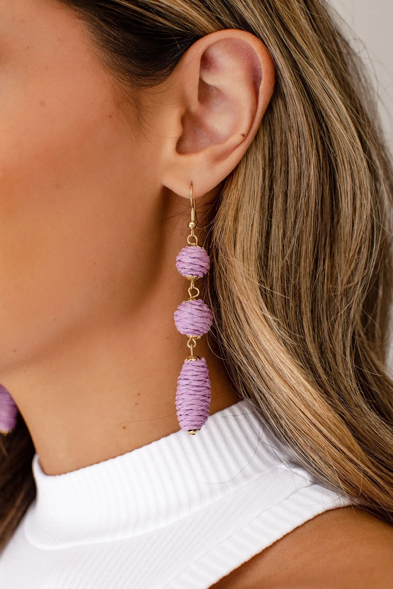 Valerie Lavender Earrings