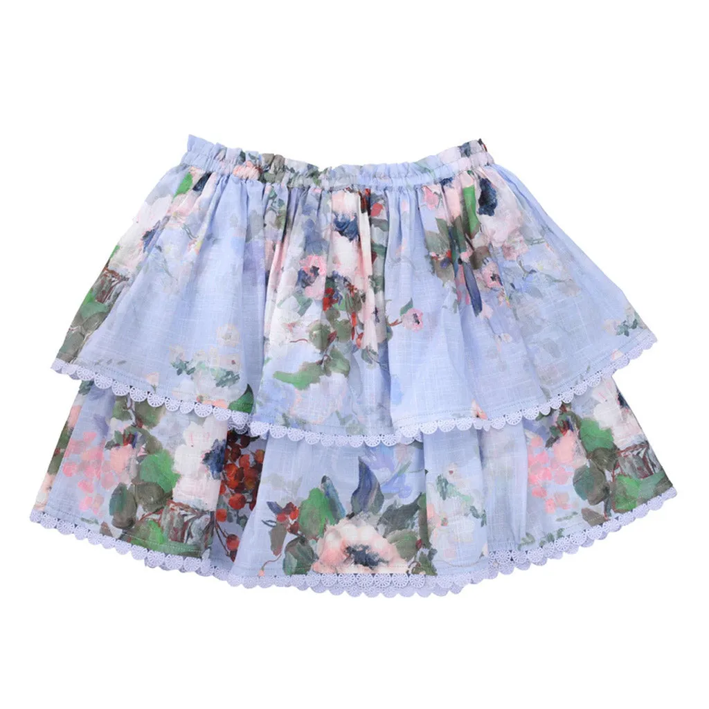 Zimmermann Kids Everley Tiered Skirt